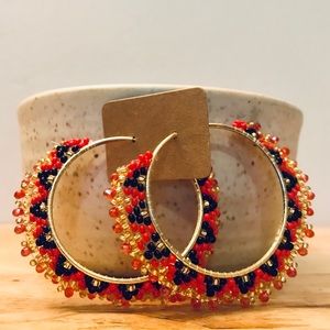 Colombian earrings handmade native design